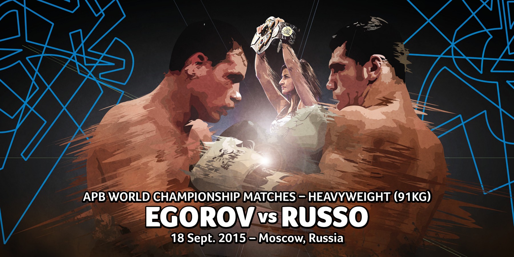 Russo a Mosca per la finalissima del 18 settembre #APBHeavyweight contro Egorov.