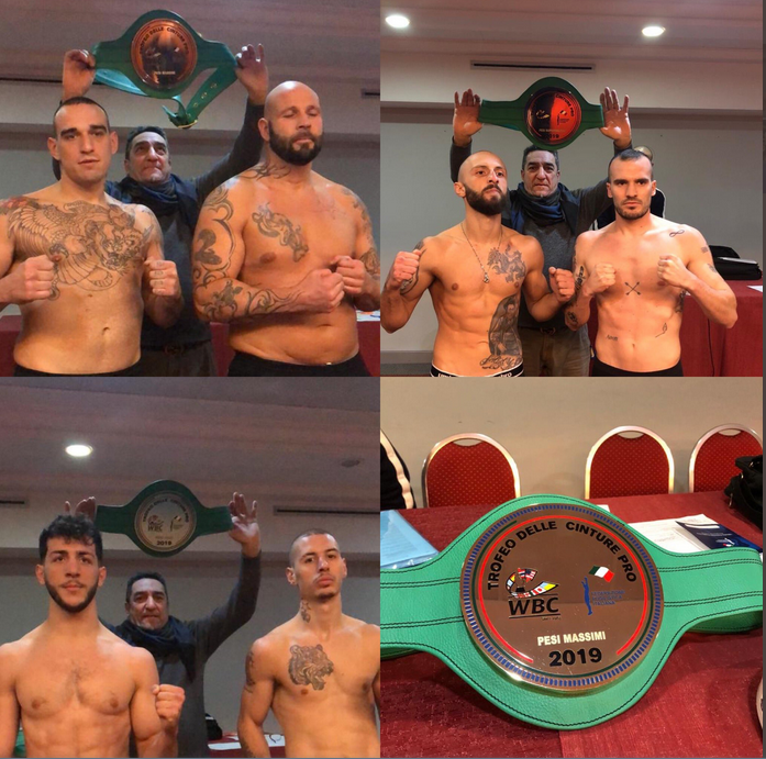 Roma Boxing Week - I Pesi delle tre Finali del Trofeo delle Cinture WBC-FPI 