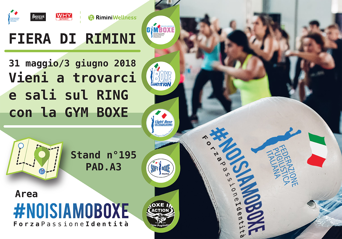La Gym Boxe ed il Team di SuperChamp a RiminiWellness 2018 per  #NOISIAMOBOXE
