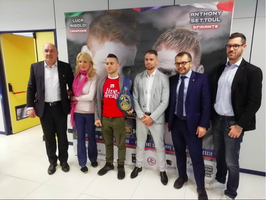 A Brescia la Conferenza Stampa di Presentazione del Match Rigoldi vs Settoul per il Titolo Europeo Supergallo #ProBoxing