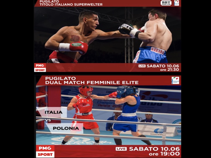 INFO DIRETTA TV-WEB Titolo Superwelter Bevilacqua vs Lezzi - Dual Match Elite Femminile Italia vs Polonia 