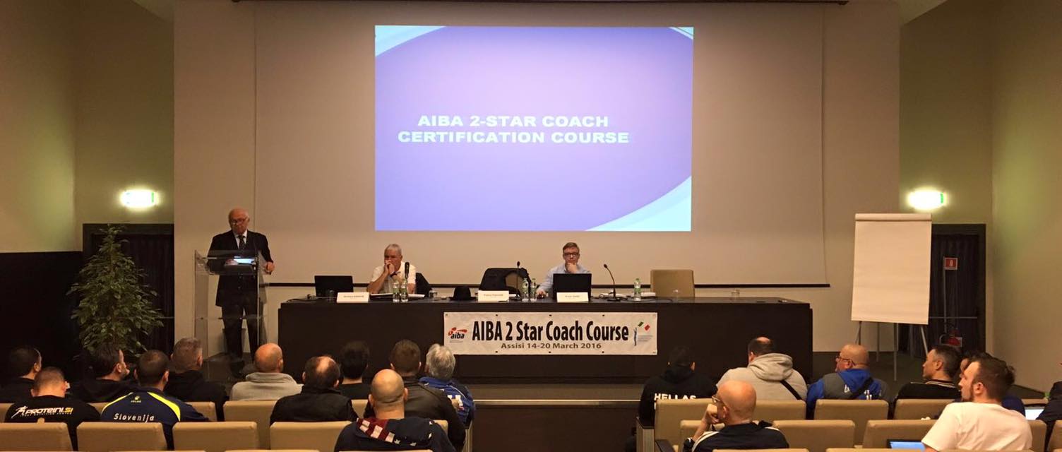 Primo giorno ad Assisi per l'AIBA 2 Star Coach Course