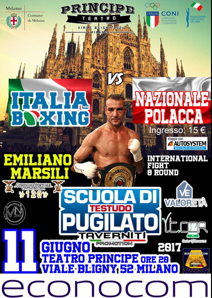 Presentato a Milano il Doppio Dual Match tra l'Italia e la Polonia Junior e il Ritorno sul ring di Marsili #ItaBoxing