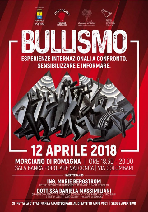Il 12 Aprile a Morciano di Romagna dibattito sulla Lotta al Bullismo