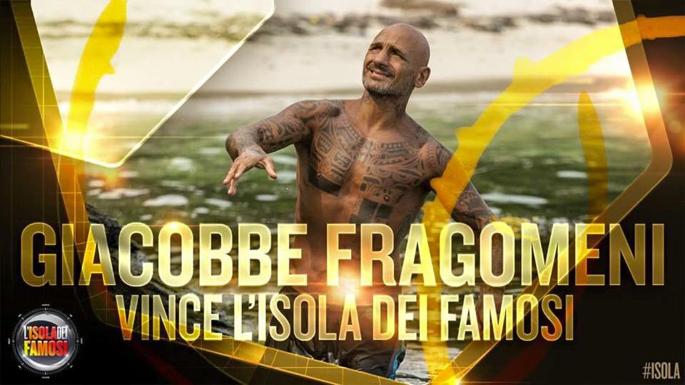 Giacobbe Fragomeni Vince L'Isola Dei Famosi 2016 