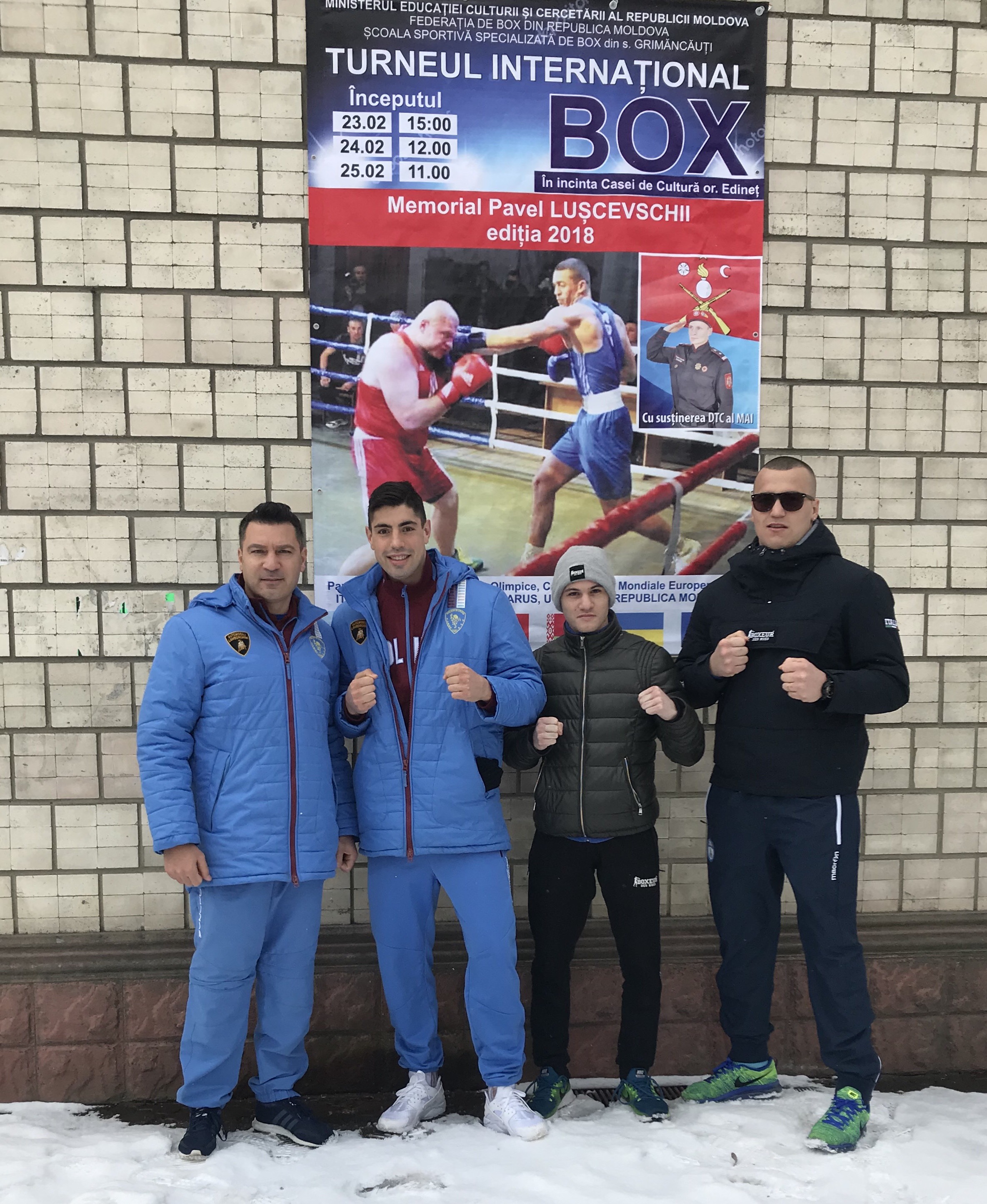 Team Italiano in Moldavia per partecipare al Torneo Luscevschili