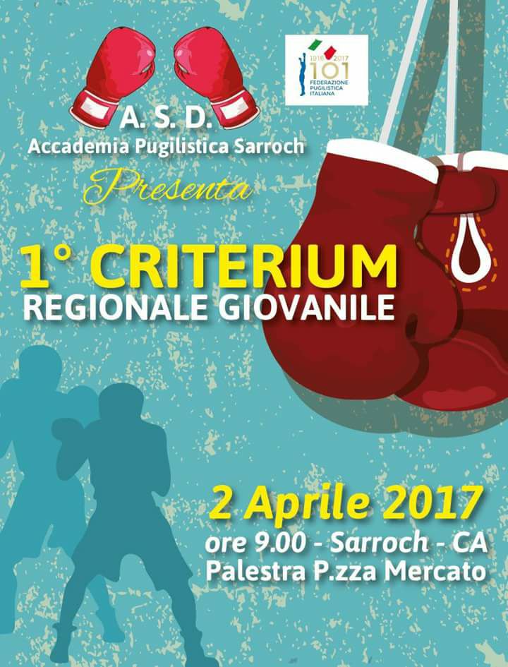 Domenica 2 Aprile a Sarroch il 1° Criterium Regionale del CR FPI Sardegna #GiovanileFPI
