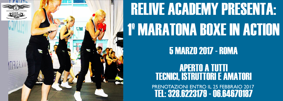 Il 5 Marzo a Roma Maratona di Boxe In Action - Iscrizioni fino al 25/02 pv #PrePugilistica