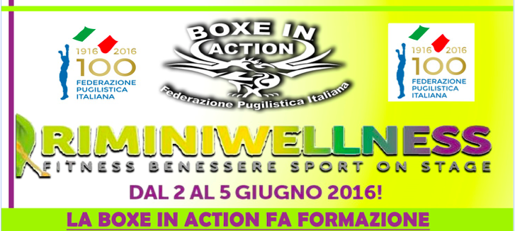 Corso per Istruttori Boxe In Action a Rimini Wellness dal 2 al 5 Giugno - INFO #GymBoxe #PrePugilistica