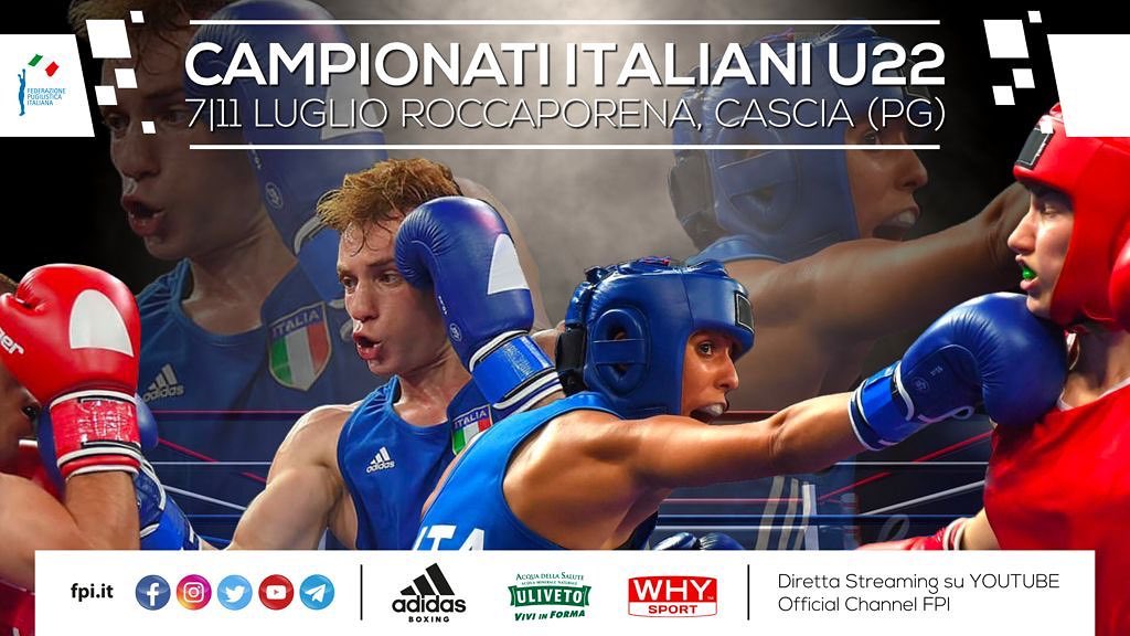 Campionati Italiani Di Pugilato U22 Cascia 2021 - OGGI 1° GIORNATA - OTTAVI UOMINI - INFOLIVESTREAMING 