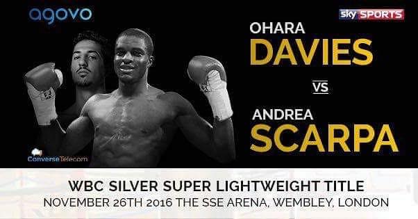 Alla SSE Wembley Arena Davies Supera Scarpa e si laurea Campione Silver WBC SuperLeggeri #ProBoxing