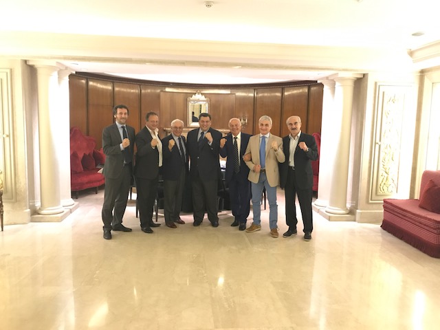 Visita a Roma del Pres. WBC Sulaiman, incontro con il Presidente FPI Lai ed EUBC Falcinelli