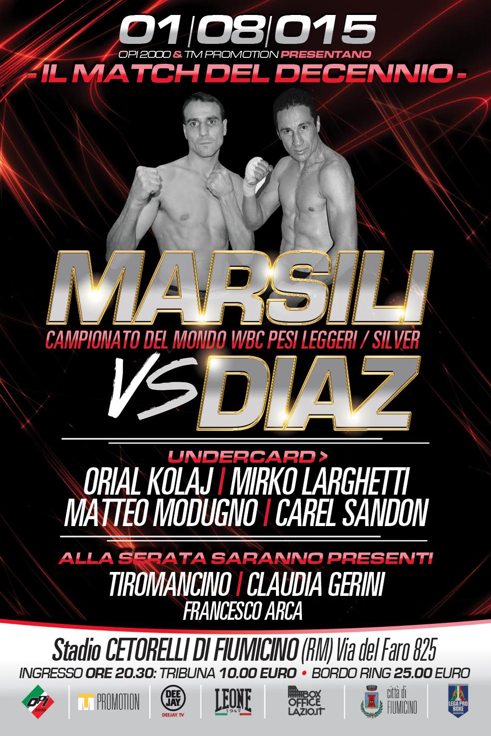#LegaProBoxe - Marsili-Diaz acquistato dalle reti tv ESPN International e FightKlub