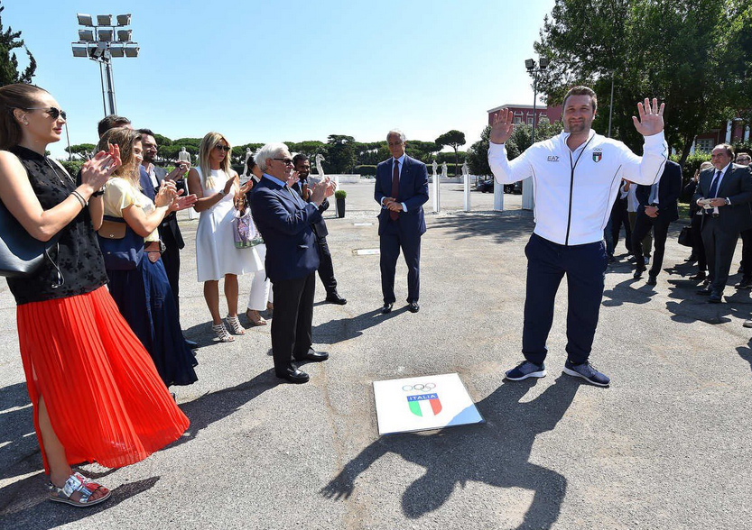 Roby Cammarelle nella Walk Of Fame dello Sport Italiano 