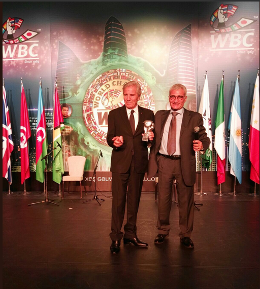Nino Benvenuti insignito del Legendary Champion WBC 