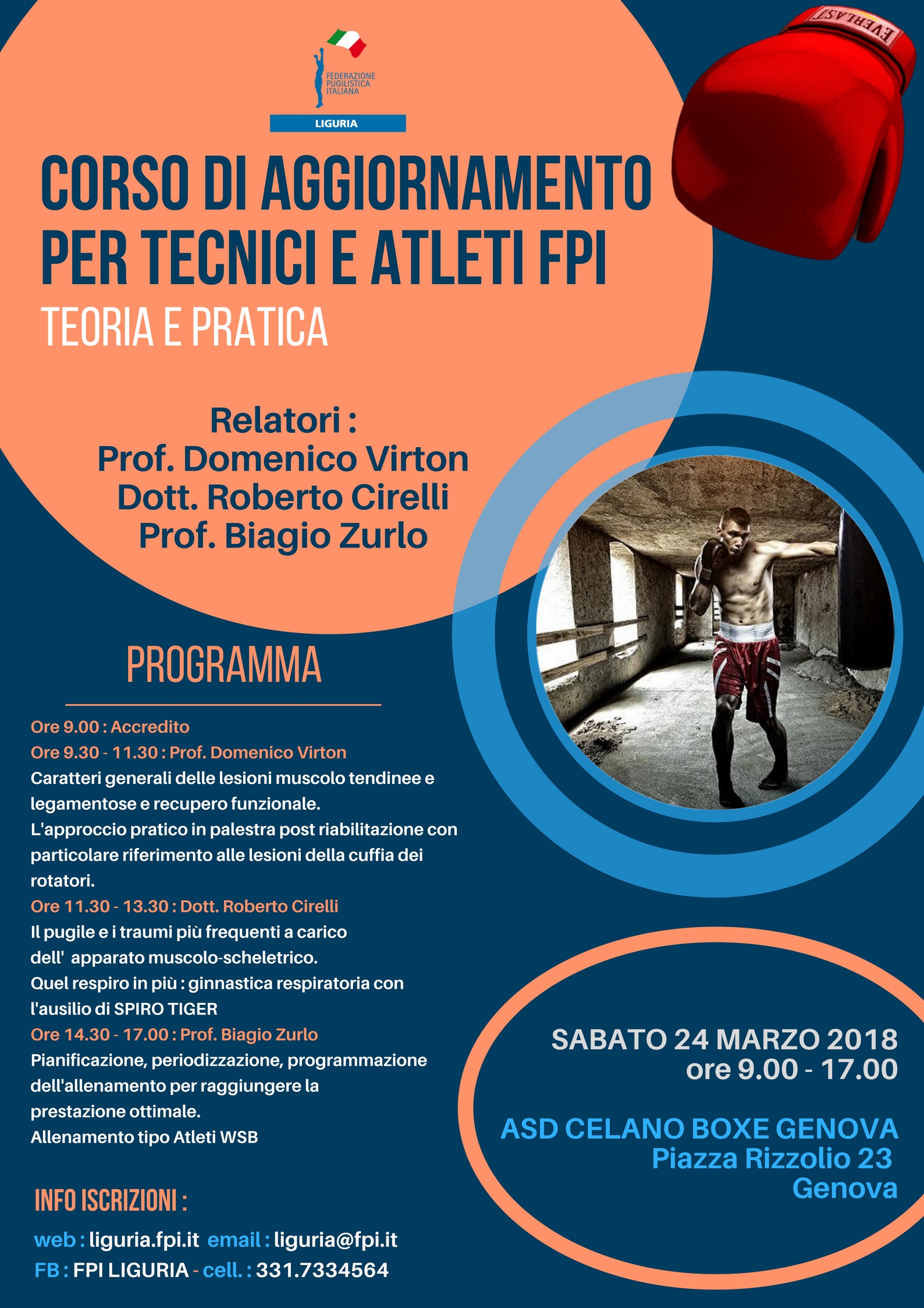 Sabato 24 marzo a Genova Corso Aggiornamento Tecnici FPILiguria 