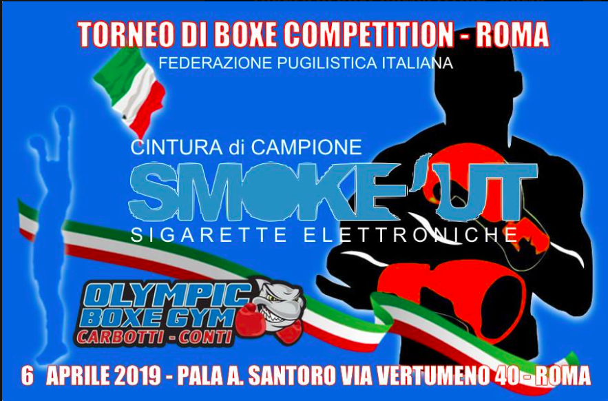 Il 6 Aprile al PalaSantoro di Roma Torneo di Boxe Competition 
