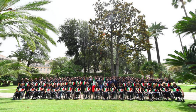 Il Presidente Mattarella consegna il tricolore agli alfieri olimpici e paralimpici - PRESENTI LE AZZURRE DELLA BOXE