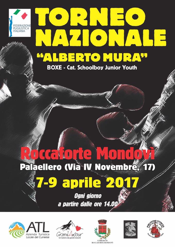 Roccaforte Mondovì pronta a ospitare dal 7 al 9 Aprile il Torneo Italia A. Mura 2017 #TorneoItalia