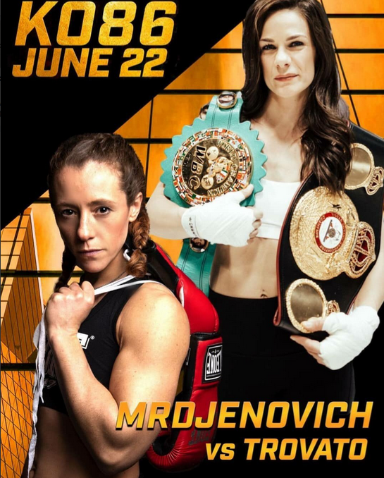 Il 22 giugno a Edmont (Canada) Vissia Trovato sfiderà la Campionessa del Mondo WBC-WBA  Mrdjenovich 