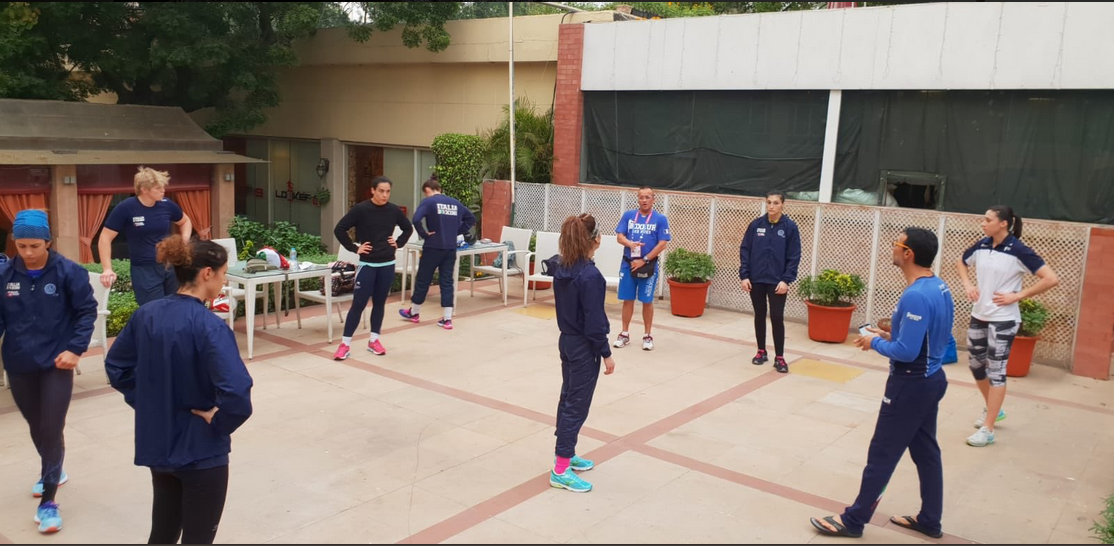 Mondiali Femminili Elite Nuova Delhi 2018 - Primo allenamento in India per le Azzurre #ItaBoxing