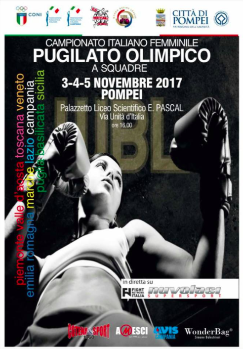 Women Boxing League 2017 a Pompei  dal 3 al 5 Novembre - La Locandina Ufficiale  #WBL