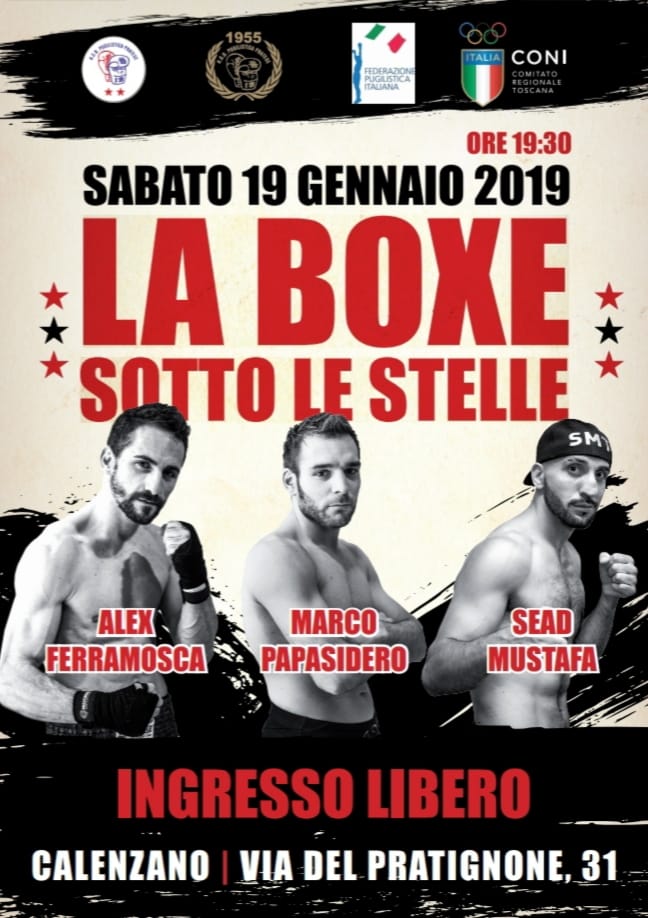 Domani a Calenzano (FI) grande riunione di Boxe