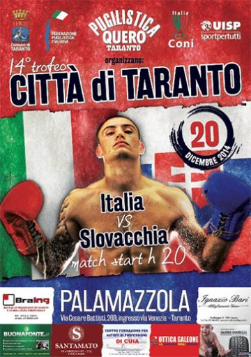 14° Trofeo "Città di Taranto": domani conferenza stampa