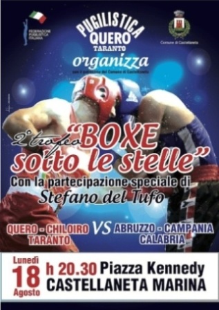 A Castellaneta Marina II Trofeo "Boxe sotto le stelle"