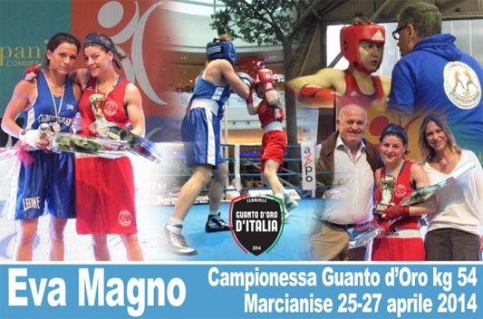 Per Eva Magno altro successo al Guanto d'Oro