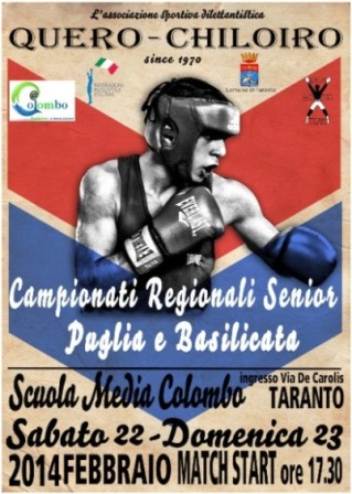 CAMPIONATI REGIONALI “SENIOR” DI PUGLIA E PASILICATA: 22 e 23 FEBBRAIO