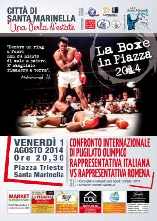 A Santa Marinella Lazio vs Abruzzo in piazza