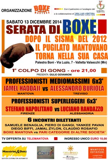 Torna la boxe a Mantova