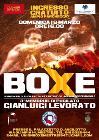 Domenica a Mestre ”3°Memorial Gianluigi Lavorato”