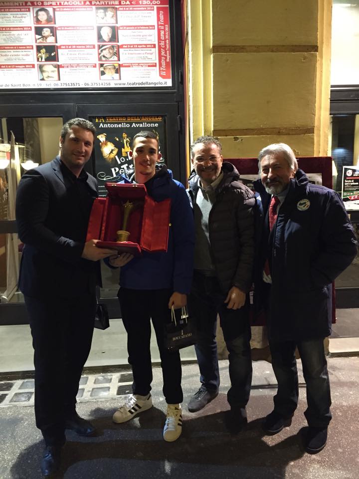 #ItalianSportraitAwards 2015 - Arecchia vince il Premio nella Categoria Rivelazione Uomini