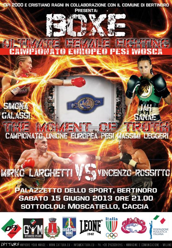 Poster Boxe 15 giugno 2013