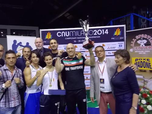 Campionati Nazionali Universitari Milano 2014 Torneo Pugilistico: CUS Roma primo nel medagliere di disciplina 