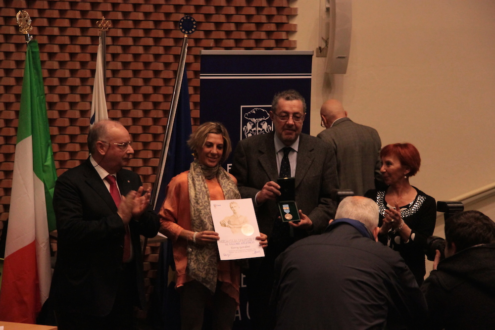 Il 6 Aprile l'Azzurra Terry Gordini ha ricevuto la Medaglia D'Argento CONI al Valore Atletico