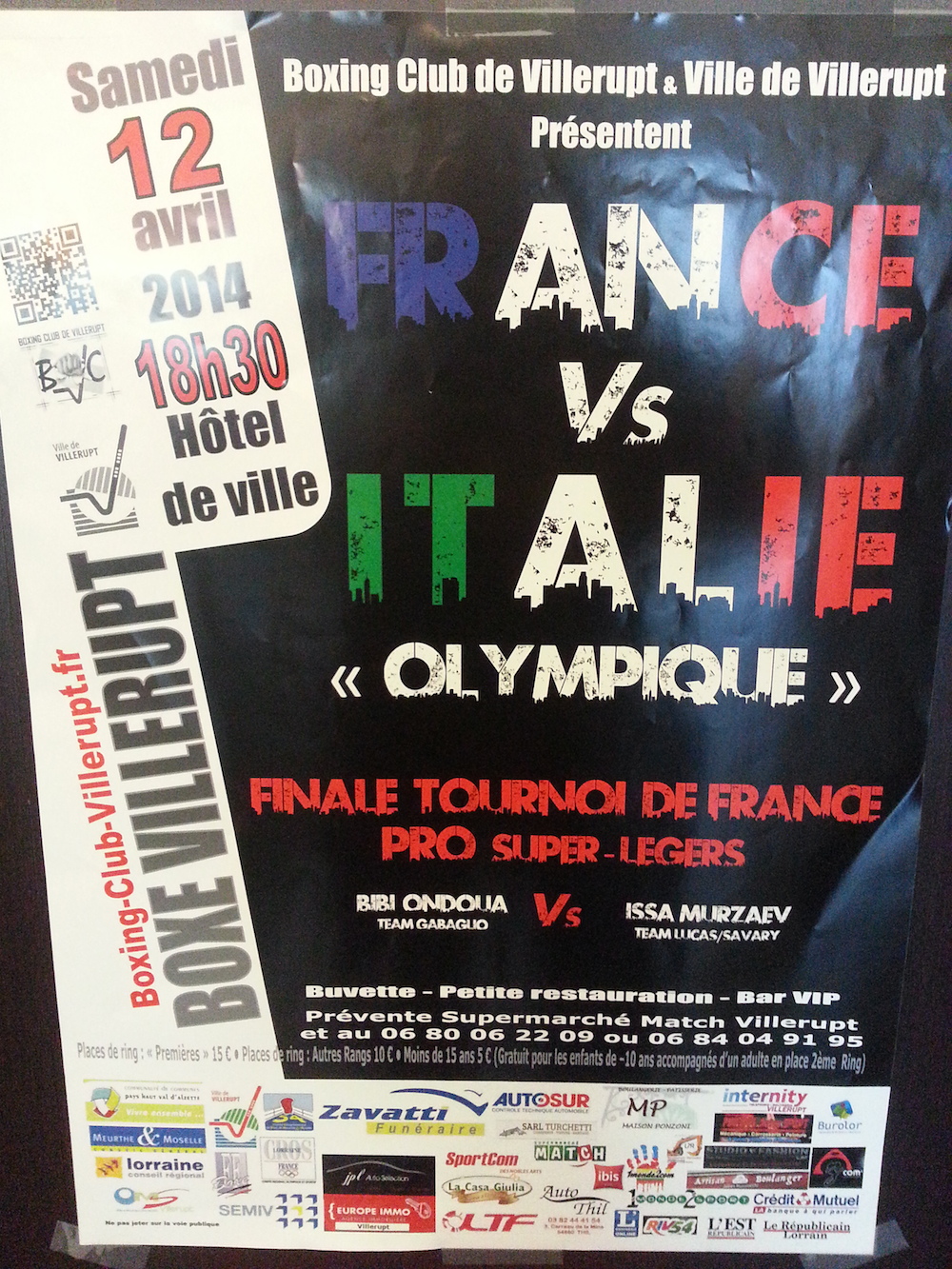 Dual Match Italia vs Francia: A Villerupt (Francia) La Francia supera l'Italia pr 5-3