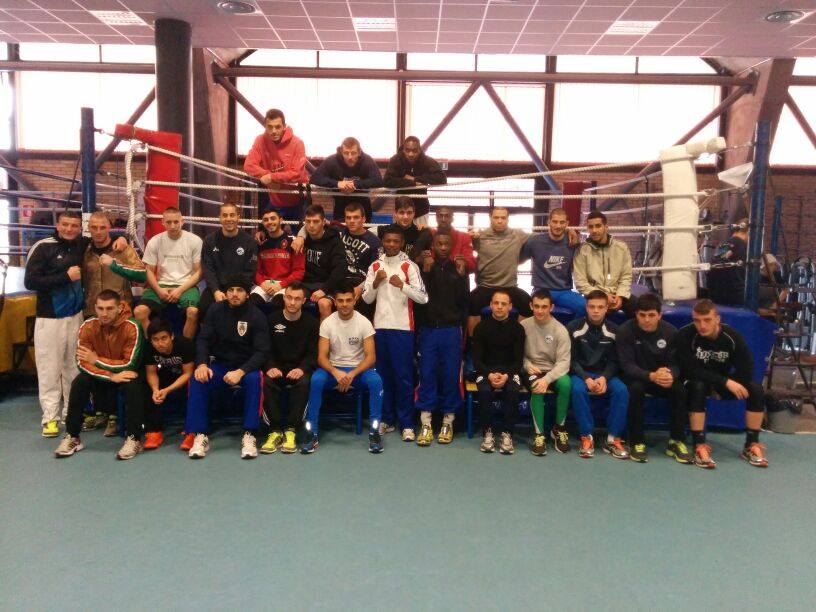 ITA BOXING Nazionale Maschile ELITE: 13 Azzurri in allenamento al CNP di Assisi con 10 Nazionali Francesi