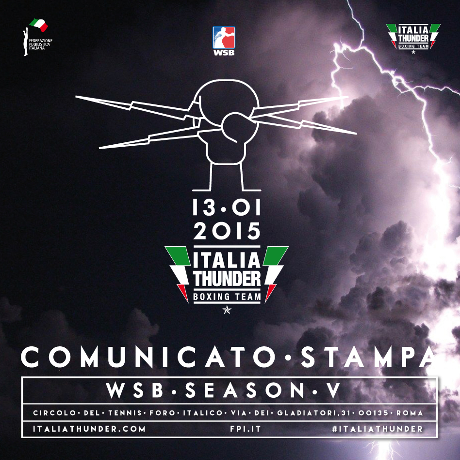 #WSBV - Martedì 13 Gen H 14.30 al Circolo del Tennis ForoItalico di Roma la presentazione ufficiale dell'Italia Thunder