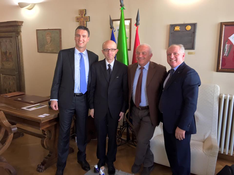 #noisiamoenergia - il Main Sponsor FPI Energetic Source incontra il Sindaco di Assisi Ricci