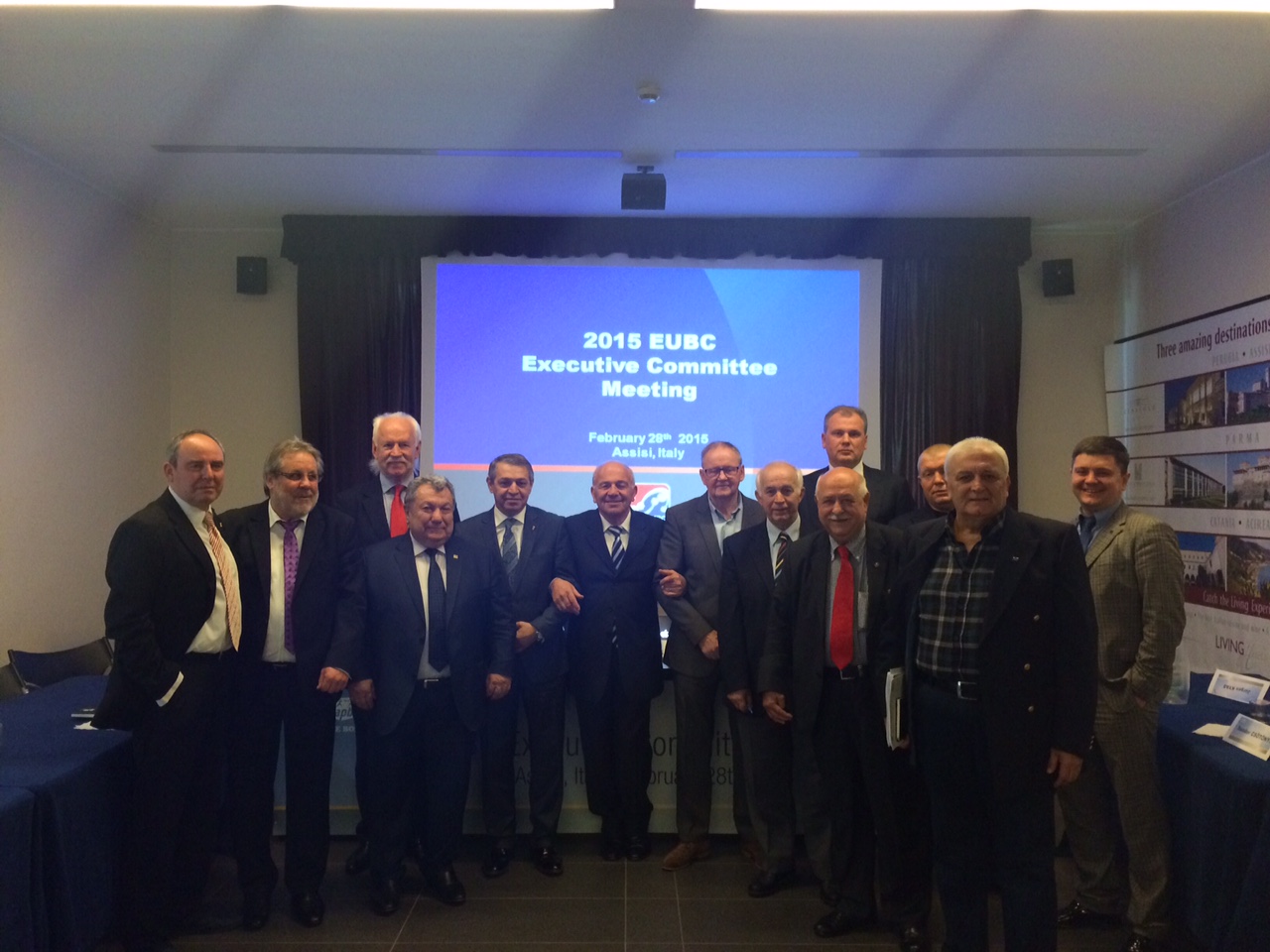 EUBC - Assisi ha ospitato i lavori del Comitato Esecutivo