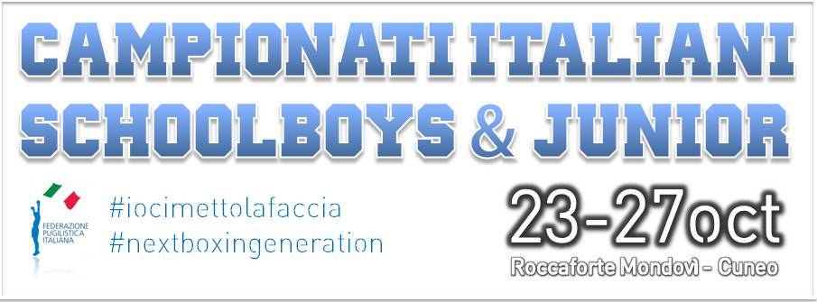 Campionati Italiani Schoolboys-Junior Mondovì 2013