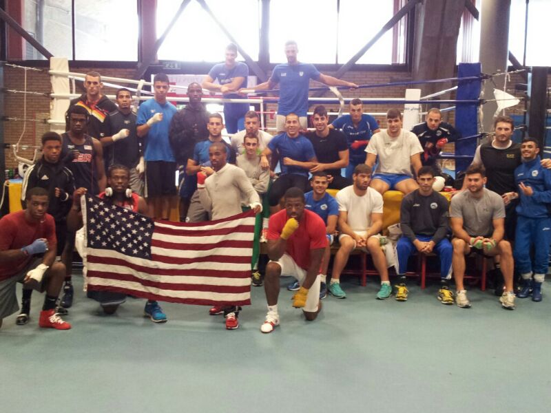 La Nazionale USA ad Assisi  per il Training Camp road to  XVII AIBA World Boxing Championships Almaty 2013