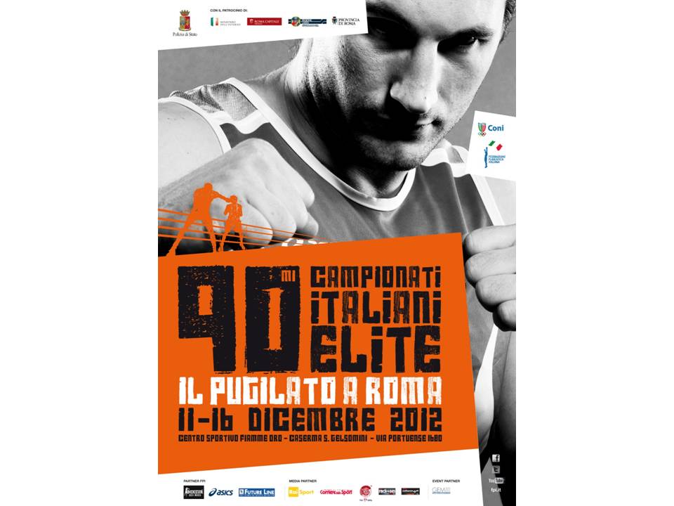 CONFERENZA STAMPA DI PRESENTAZIONE 90mi CAMPIONATI ITALIANI ELITE DI PUGILATO ROMA 2012: 6 Dicembre Sala del Carroccio Campidoglio Roma 