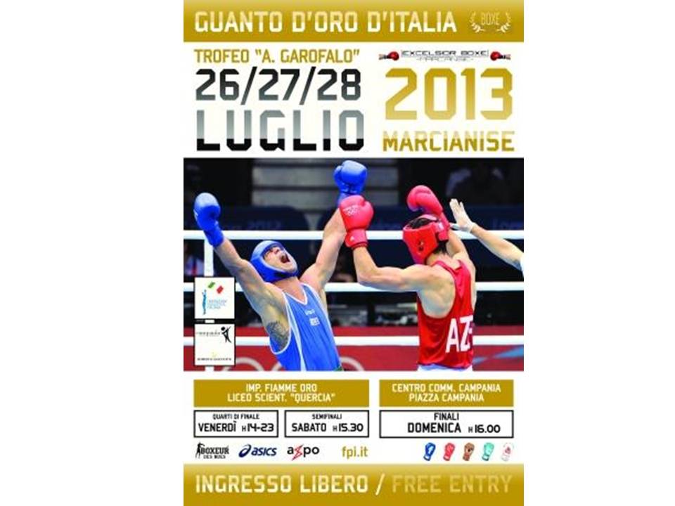 A. Garofalo Guanto Oro 2013 - Poster Def