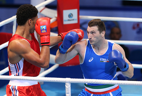 XVII AIBA World Boxing Champs Almaty 2013 - DAY 10:  Valentino, Cammarelle e Russo in semifinale. Out Mangiacapre e Cappai