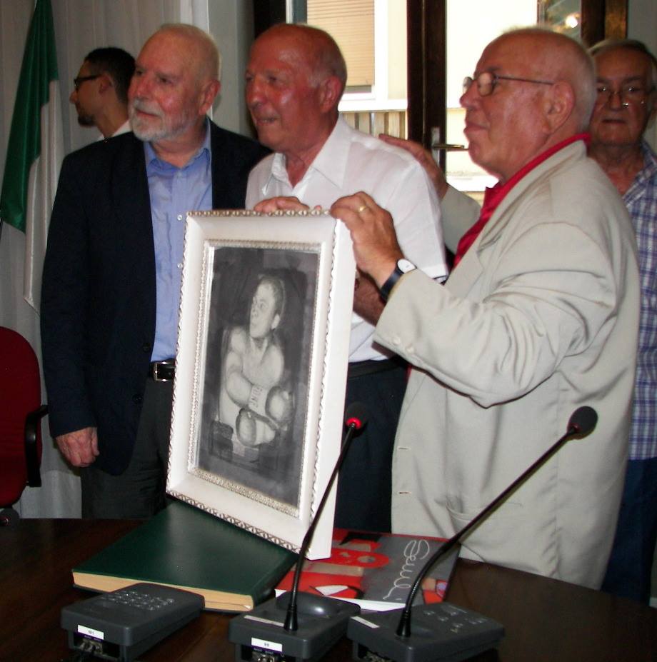 Pontedera grande festa i 50 anni dalla vittoria Mondiale di Mazzinghi, presente all'evento il Presidente FPI Brasca