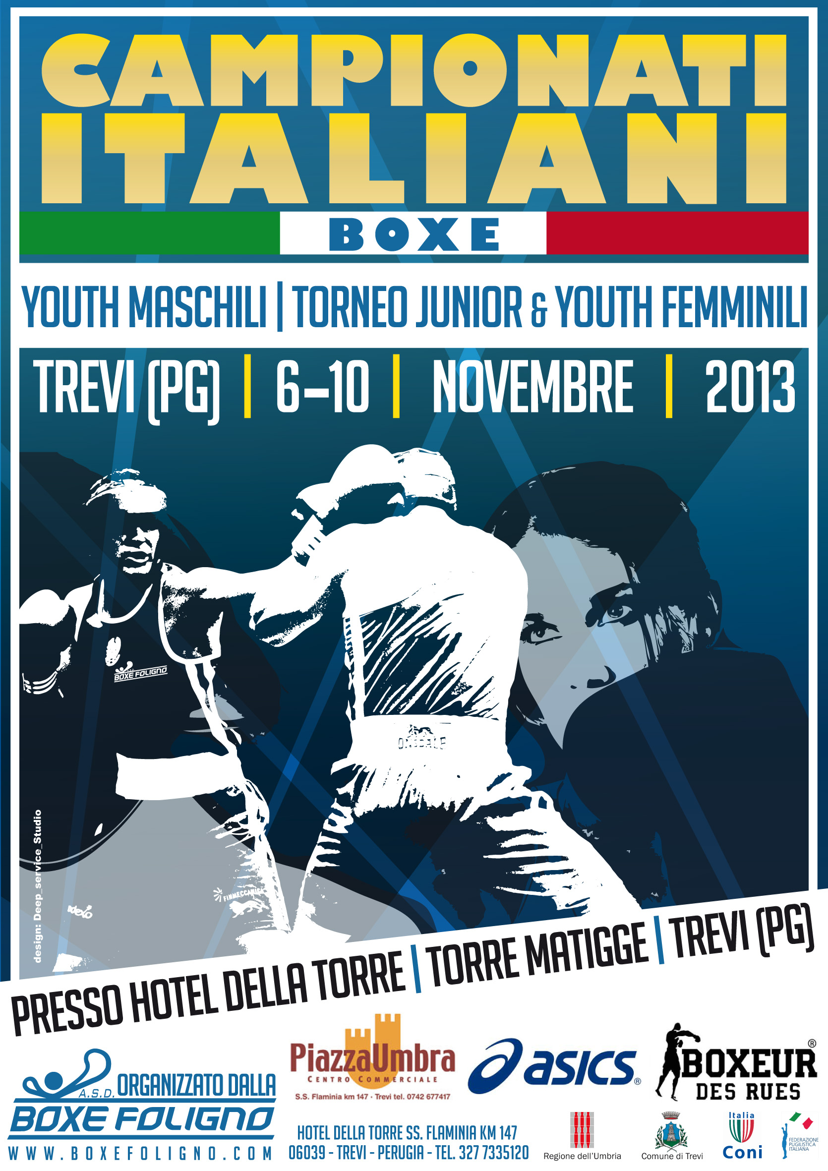 Campionati Italiani Youth 2013 - Torneo Nazionale Femminile Junior-Youth: a Trevi (PG) dal 6 al 10 novembre